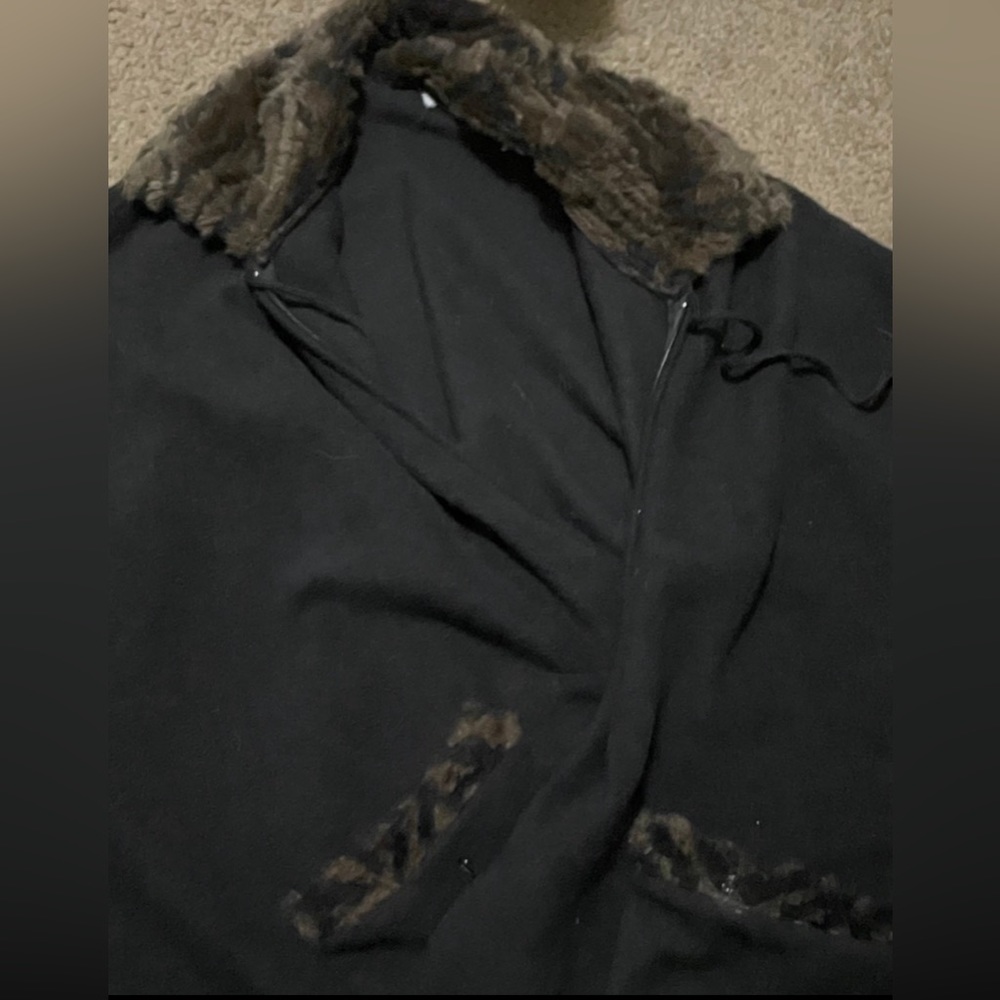 black poncho